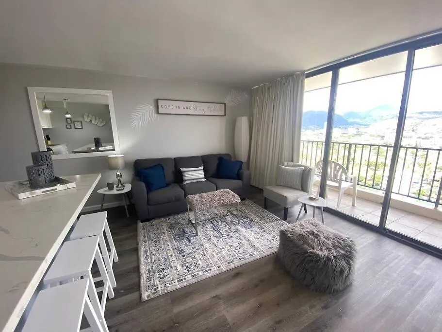 아파트 Nalu Malu 1 Bedroom @Waikiki Banyan 1 Free Parking 호놀룰루