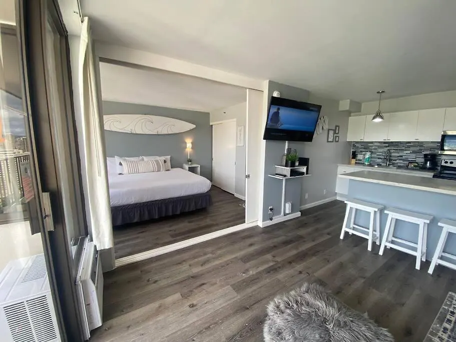 Nalu Malu 1 Bedroom @Waikiki Banyan 1 Free Parking Honolulu
